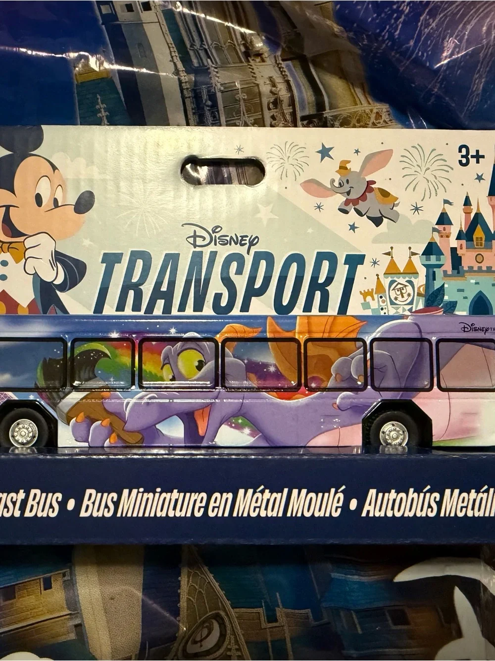 Disney parks 2026 figment Disney transport die cast bus -New